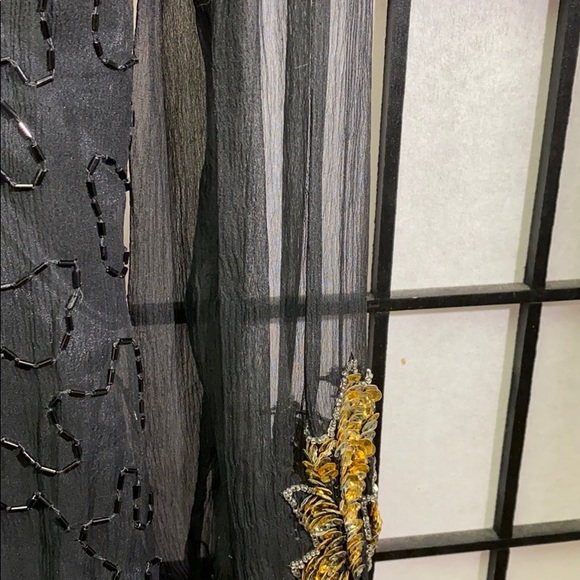 Parisian Room Silk Sequin & Beaded Dress Size 12 - Picture 3 of 8